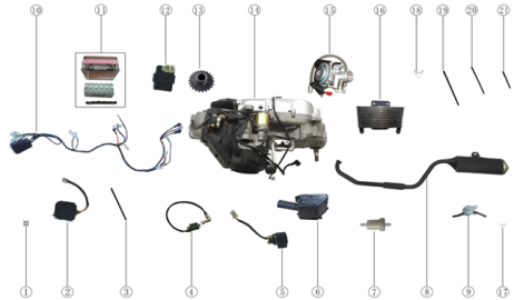 XSUPER200 Elektronika